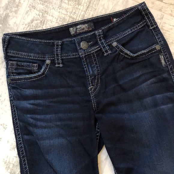 Silver Suki Jeans - Dark Wash